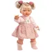 Llorens: Roberta 33cm-es síró baba cumival pöttyös ruhában