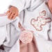 Llorens: Tina 44cm-es síró baba rózsaszín pelenkázóval