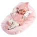 Llorens: Bimba újszülött baba párnával 35cm