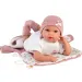 Llorens: Újszülött 36cm-es baba hanggal, hálózsákkal