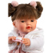 Llorens: Vera 33cm-es baba nyuszis ruhában cumival
