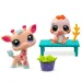 Littlest Pet Shop: Zoo pals - Zsiráf és Lajhár figura csomag 2. Széria