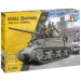 Italeri 1/35 M4A1 SHERMAN tank amerikai legénységgel makett