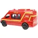 RC Távirányítós piros tűzoltó kisbusz fényeffektekkel 2,4GHz 1/12-es méretarány 30cm