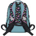 Disney Stitch mintás 4 rekeszes iskolatáska, hátizsák kék pomponnal BPL58 40x29x19 cm