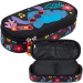Disney Stitch Aloha fekete színű ovális tolltartó PC01 23x9,5x6 cm
