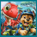 Mancs Őrjárat Dinoszauruszok szigete - 3 az 1-ben 20, 36, 50 db-os puzzle - Trefl