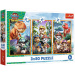 Mancs Őrjárat Dinoszauruszok szigete - 3 x 80db-os puzzle - Trefl
