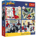 Marvel Pókember - 4 x 88 db-os Premium Plus Kids puzzle - Trefl