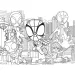 Marvel Spidey 2 az 1-ben 24db-os puzzle és színező 35x25cm - Lisciani