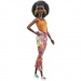 Barbie: Fashionista Retro stílus baba göndör fekete hajjal - Mattel