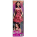 Barbie: Fashionista Barátnők barna hajú stílusos divatbaba leopárdmintás ruhában – Mattel