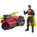 DC Robin akciófigura motorral és kilövő rakétákkal – Mattel