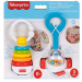 Fisher-Price: 2 db-os színes csörgőszett babáknak - Mattel