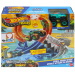 Hot Wheels Monster Trucks: Spiral Shark Smash pályaszett Mega-Wrex kisautóval – Mattel