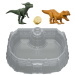 Jurassic World: Dino Reveal Battle Pack arénával és 2db dinó figurával- Mattel