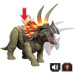 Jurassic World: Triceratops támadó dinó hanggal és fénnyel – Mattel