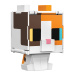 Minecraft: Flippin Figs Calico macska karakter figura - Mattel