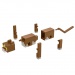 Minecraft: Tabby Cat karakter játékfigura - Mattel