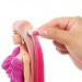 Barbie: Totally Hair baba 2. sorozat - hosszú hajú baba pink ruhában kiegészítőkkel - Mattel