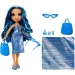 Rainbow High: Vízparti divat öltöztethető strandoló Skyler divat baba