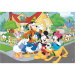 Mickey egér 2 az 1-ben 2x12db-os maxi puzzle és színező - Lisciani