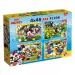Mickey egér 2 az 1-ben maxi 4x48db-os puzzle és színező 35x25cm - Lisciani