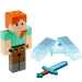 Minecraft: Alex szárnyakkal karakter figura - Mattel
