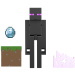 Minecraft: Enderman karakter figura játékszett - Mattel