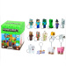 Minecraft meglepetés figura kulcstartó, 13 cm, 2. sorozat - 1db