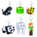 Minecraft meglepetés kulcstartó figura többféle - 1db