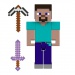 Minecraft: Steve 8cm-es akciófigura kiegészítőkkel - Mattel