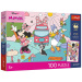 Disney Minnie egér Rózsaszín kaland 100db-os UFT puzzle poszterrel - Trefl