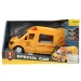 Special Car: Sárga express futárautó fénnyel és hanggal, lendkerekes funkcióval24cm