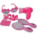 Rózsaszín 8 részes szépségszett hajszárítóval, napszemüveggel és kiegészítőkkel