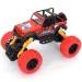 Off-Road hátrahúzós piros Jeep terepjáró 1/32
