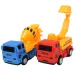 Truck Working: 7 db-os lendkerekes építőipari játékszett autókkal, járművekkel és kiegészítővel