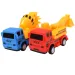 Truck Working: 7 db-os lendkerekes építőipari játékszett autókkal, járművekkel és kiegészítővel