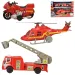 S.O.S. Station: 3 db-os tűzoltósági járműszett helikopterrel