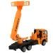 Truck: Fém építőipari járművek többféle változatban 19cm