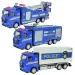 Police Cars: Lendkerekes rendőrségi kamion többféle változatban 19cm