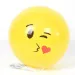 Citromsárga emoji gumilabda 23cm