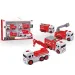 Szerelhető tűzoltó járművek 4 db-os szett