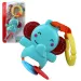 Sun Baby: Vidám elefánt BPA mentes bébi csörgő és rágóka