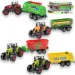 Farm Set: Mezőgazdasági traktor utánfutóval négyféle változatban 22cm