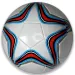 Csillag mintás műbőr focilabda többféle változatban 22cm