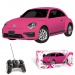Volkswagen Beetle távirányítós autó 1:14 pink színben