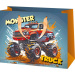 Monster Truck mintás exkluzív közepes méretű ajándéktáska 18x23x10cm