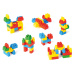 Builder Blocks 45db-os színes építőkocka szett - Wader