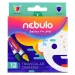 Nebulo: Színes háromszög alakú zsírkréta szett 12db-os